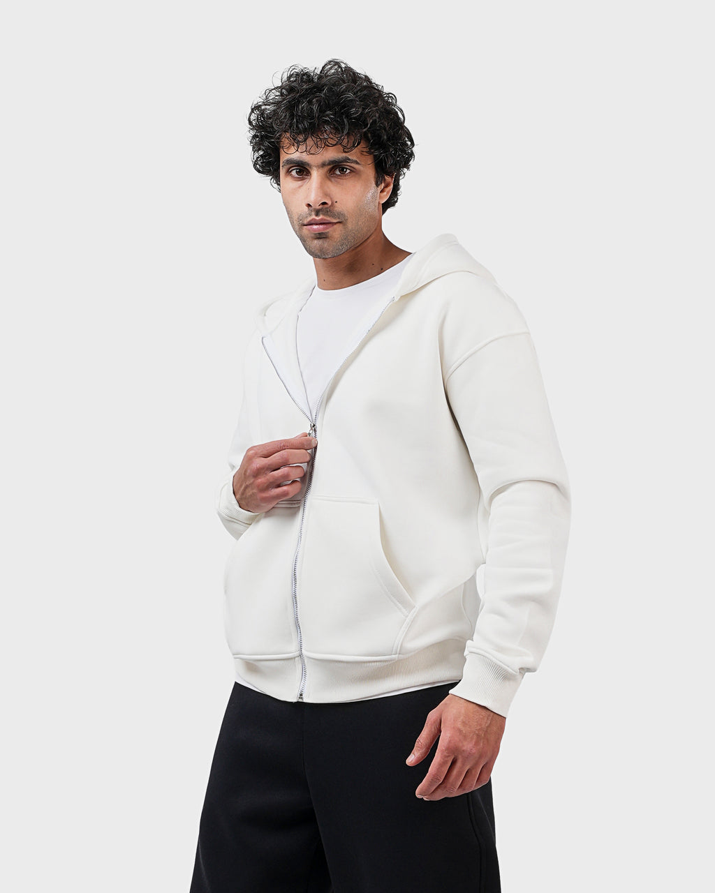 Zipped Sweat Shirt