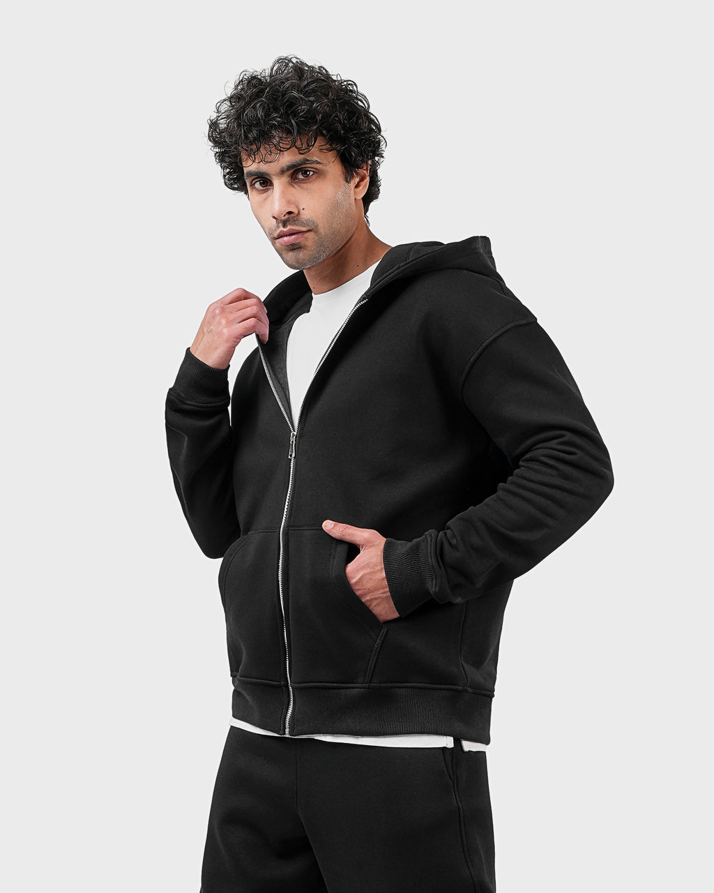 Zipped Sweat Shirt