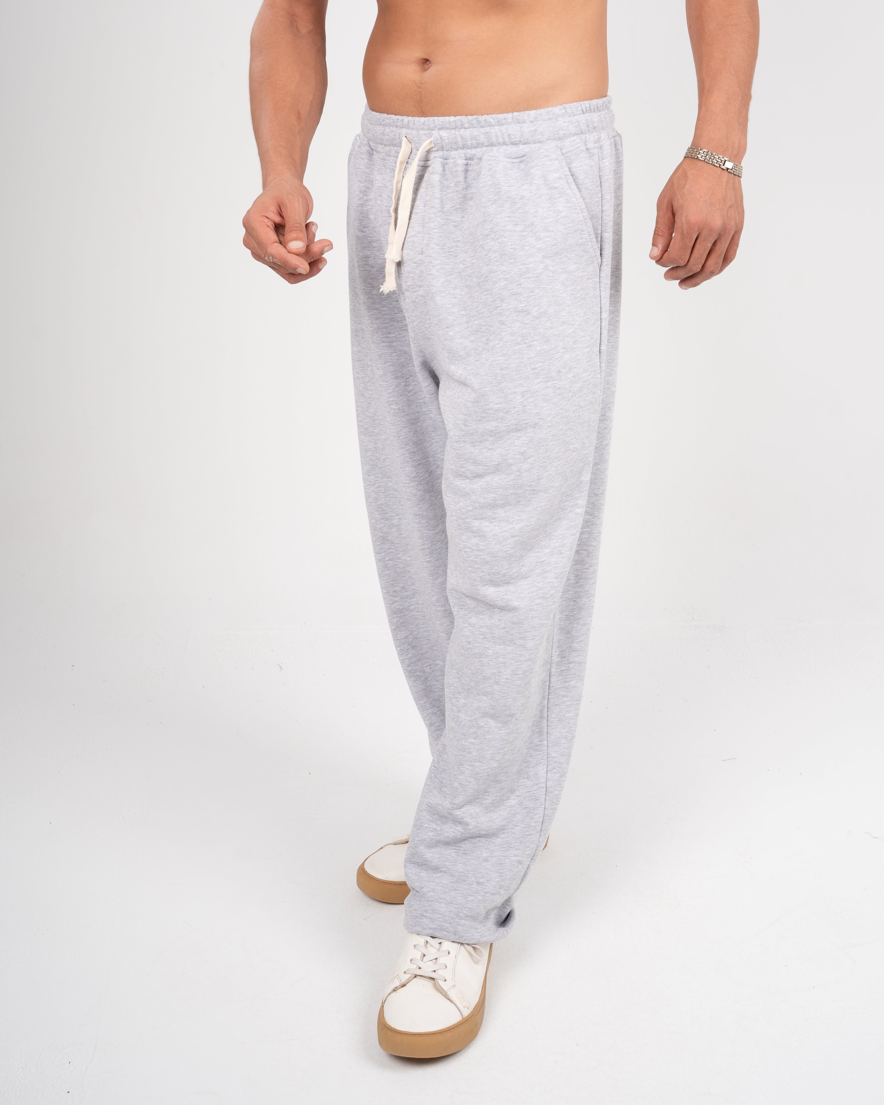 Gray sweatpants