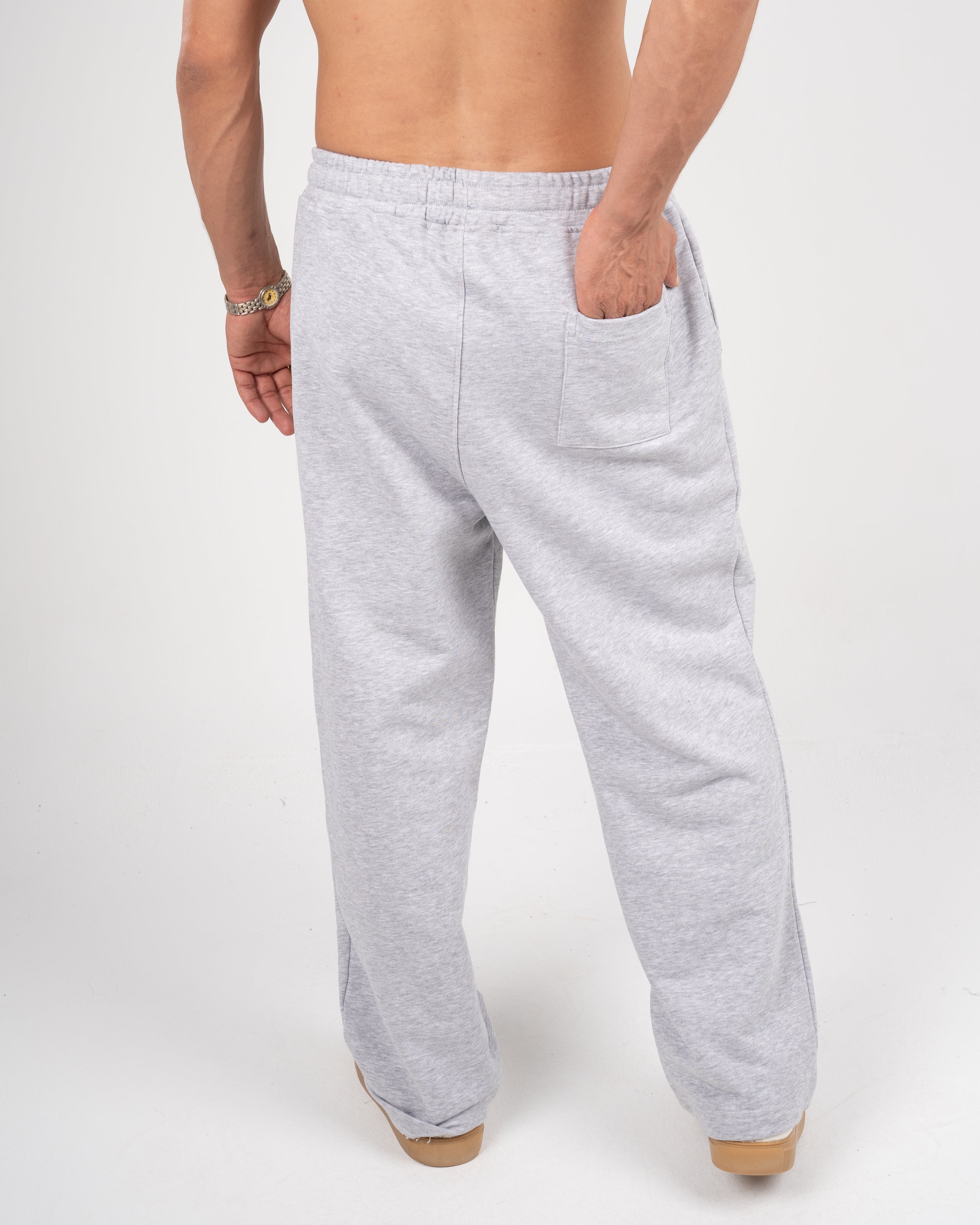 Gray sweatpants