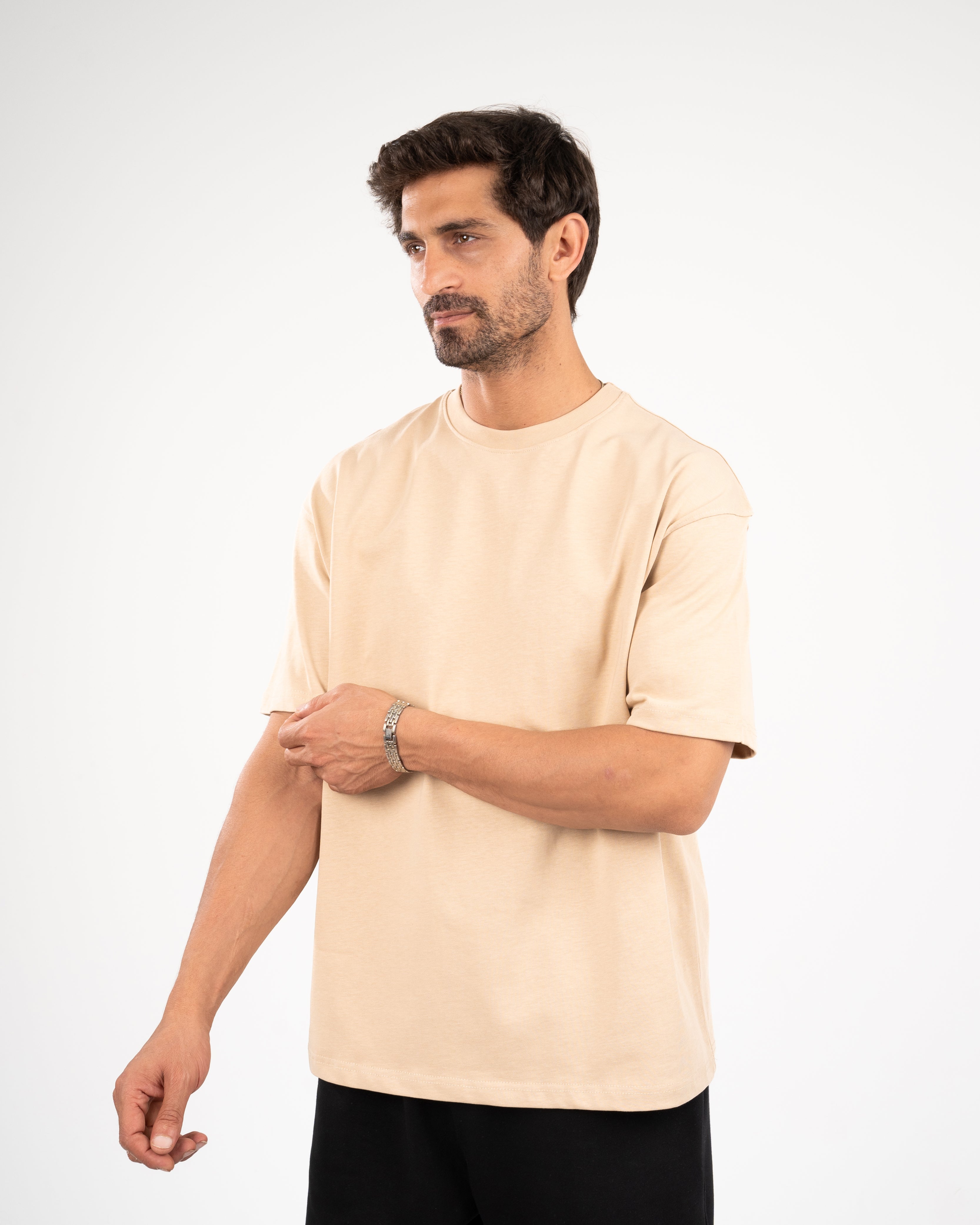 Beige oversized T-shirt