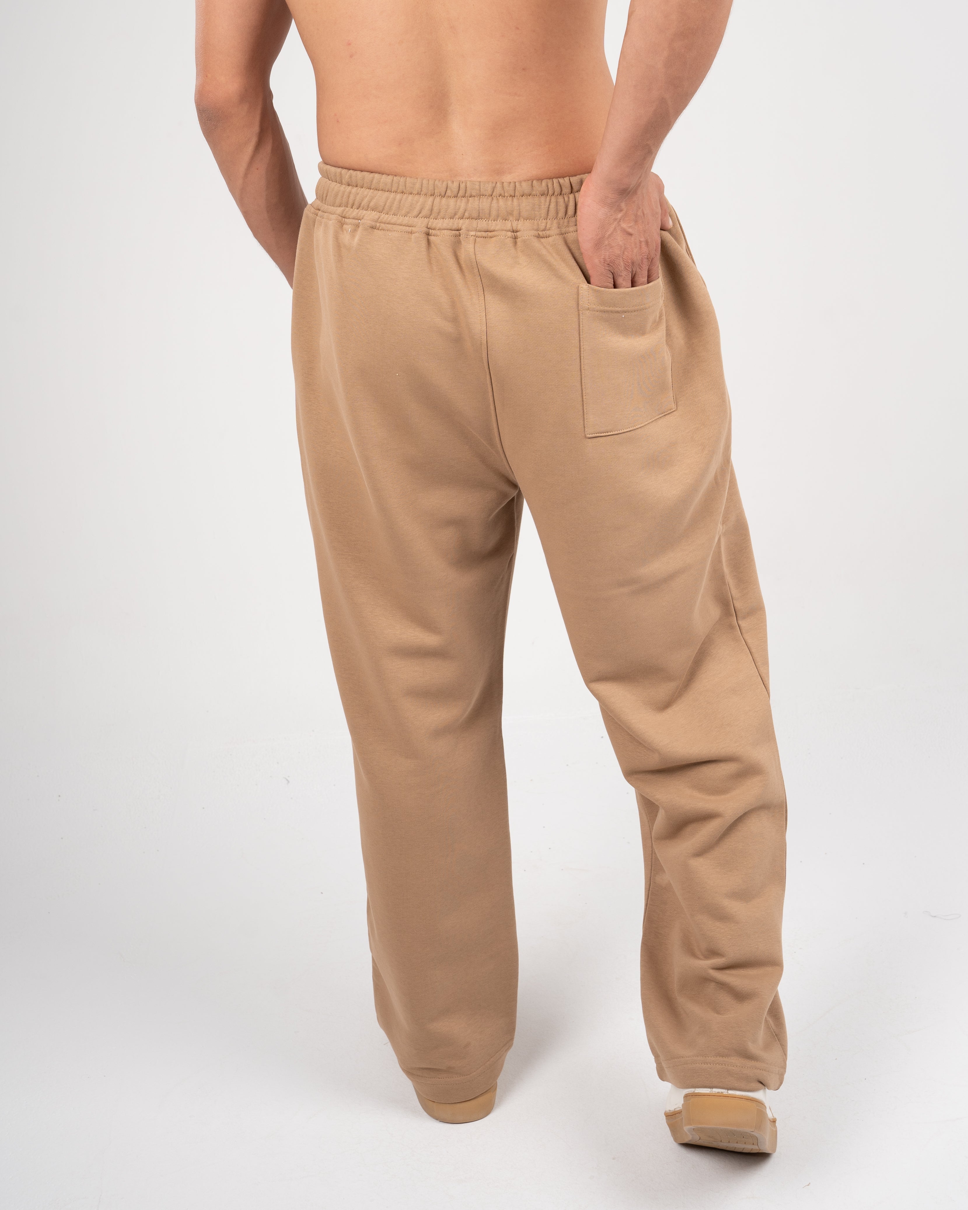 Beige sweatpants