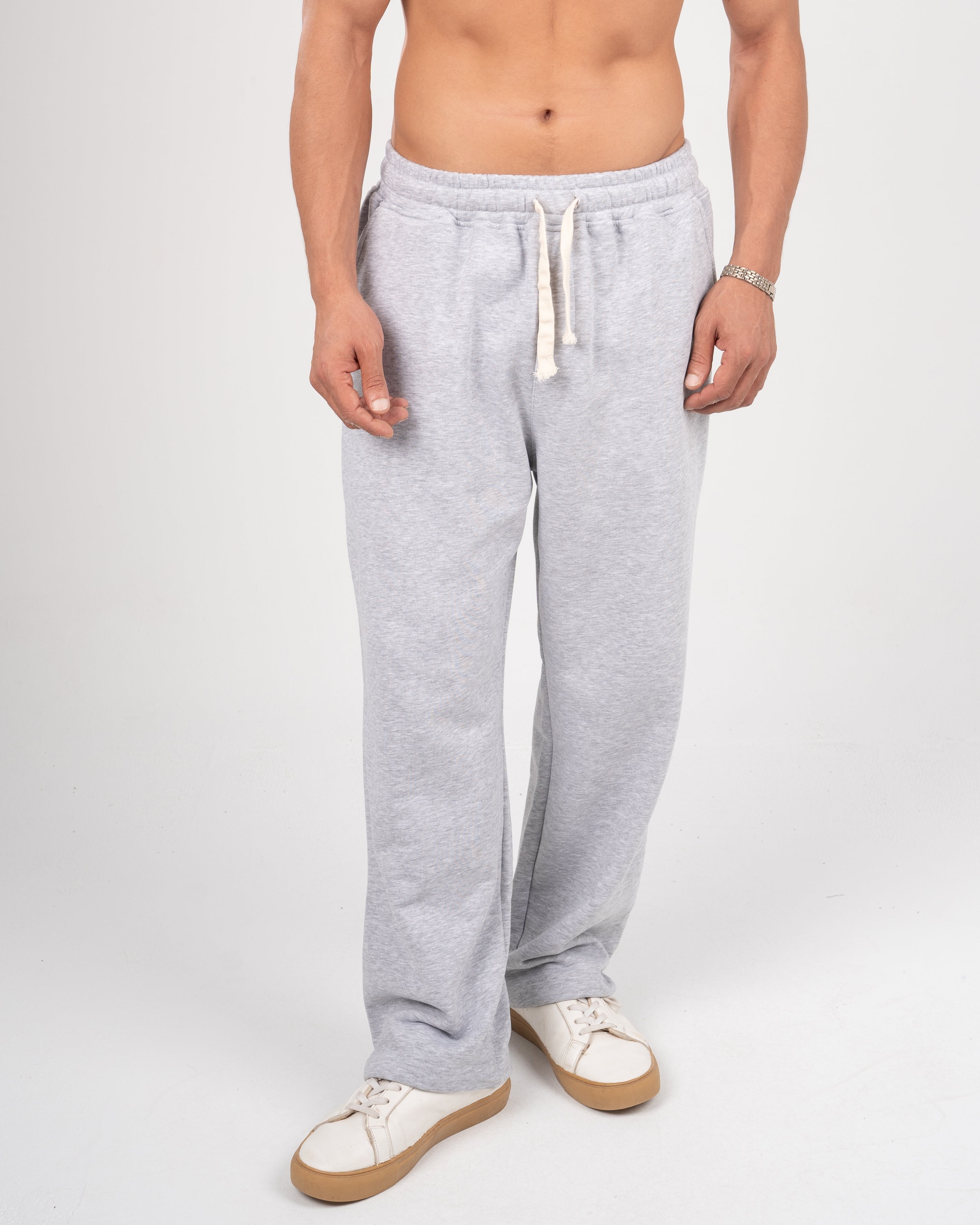 Gray sweatpants