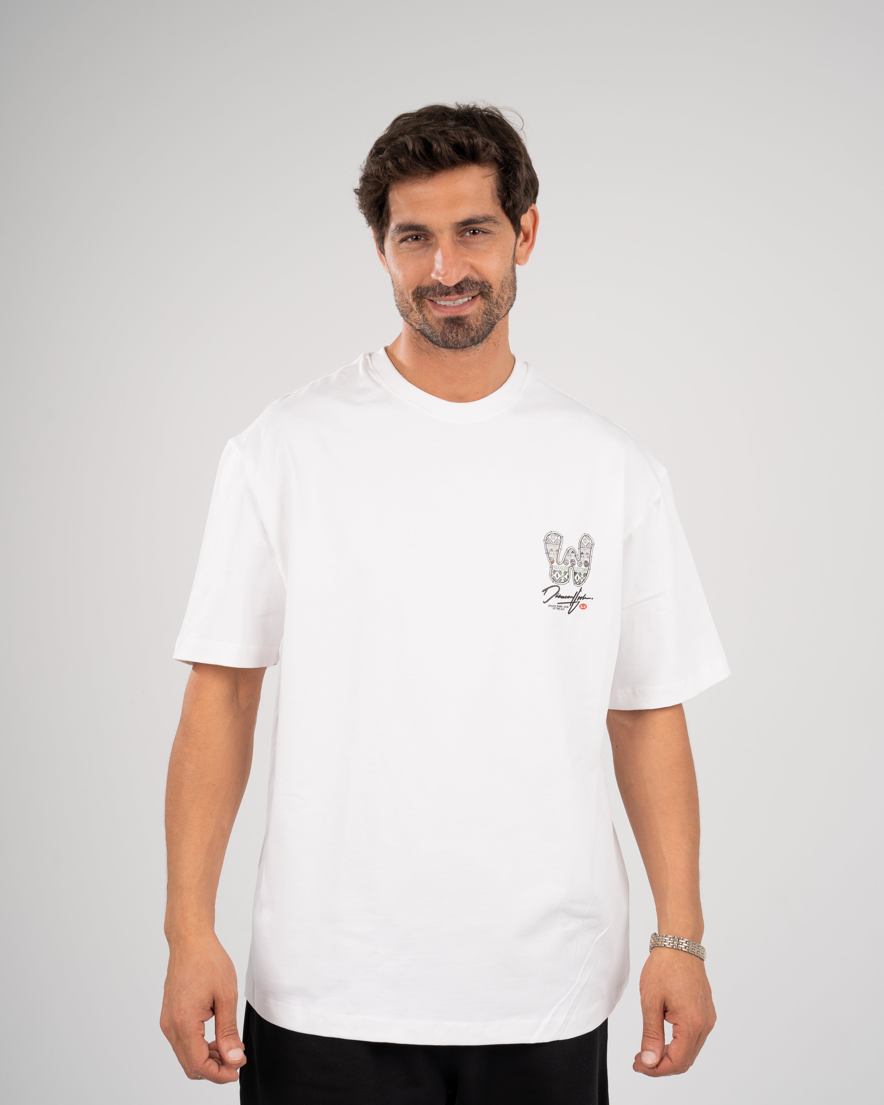 print White T_shirt W