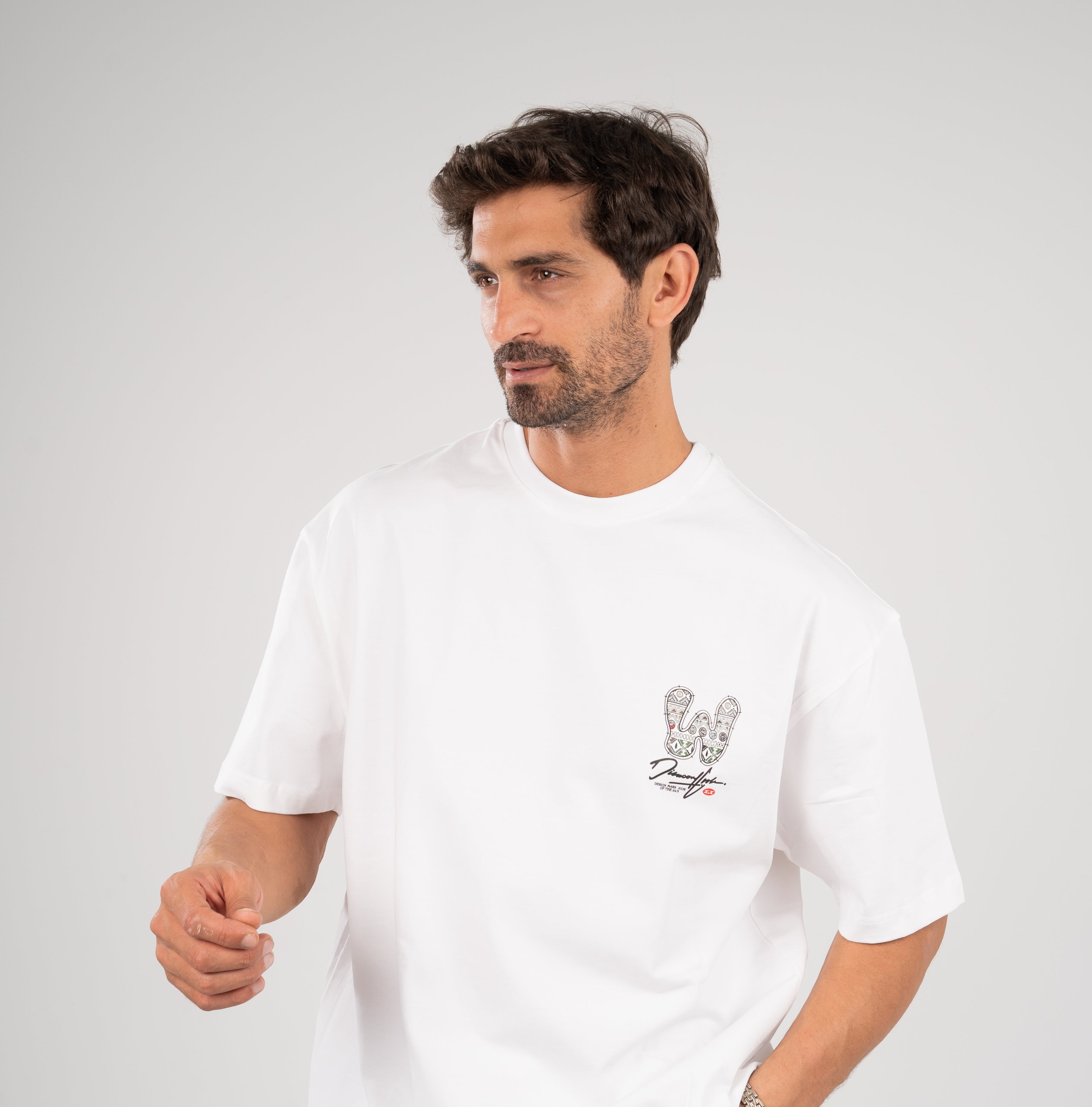 print White T_shirt W