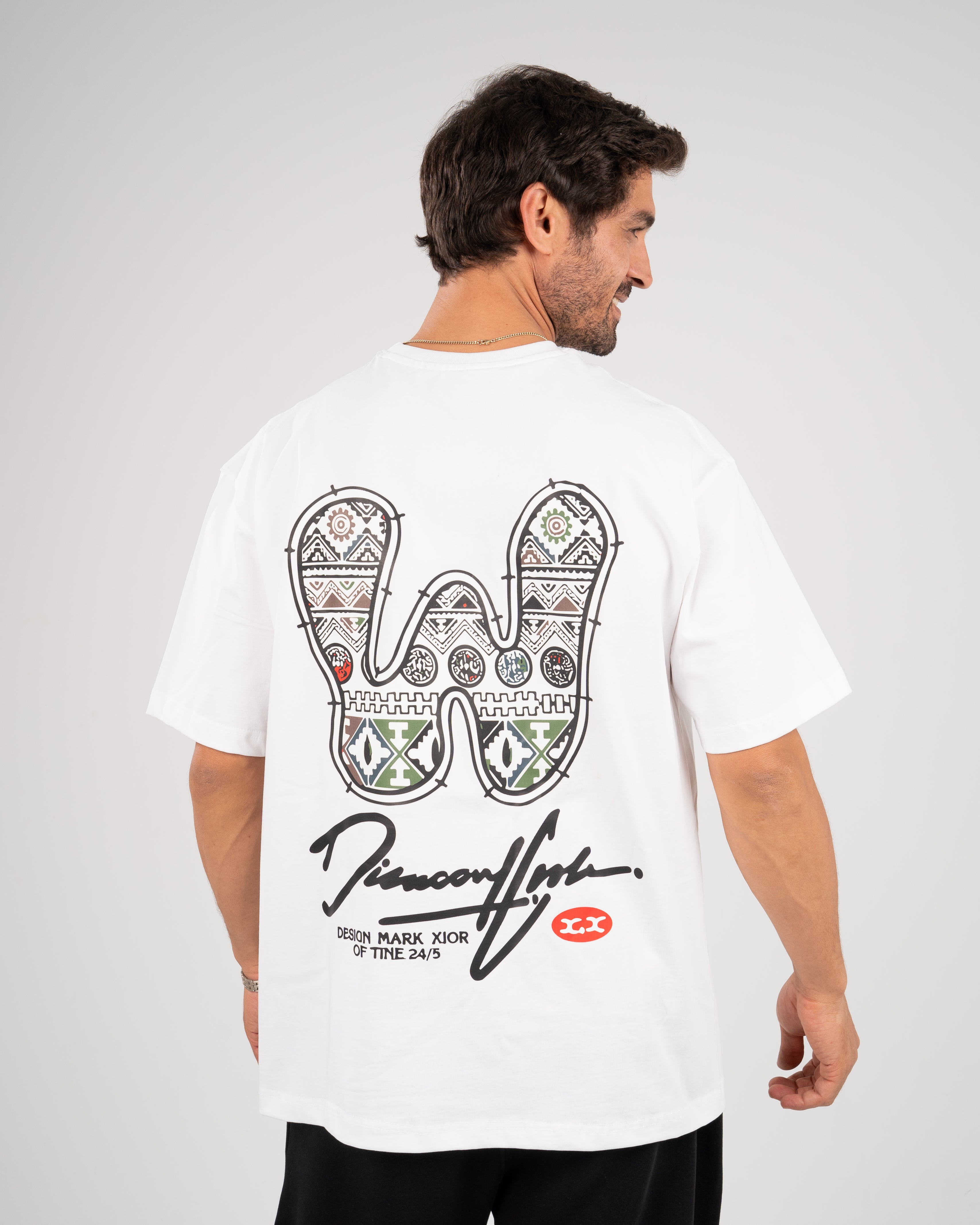 print White T_shirt W