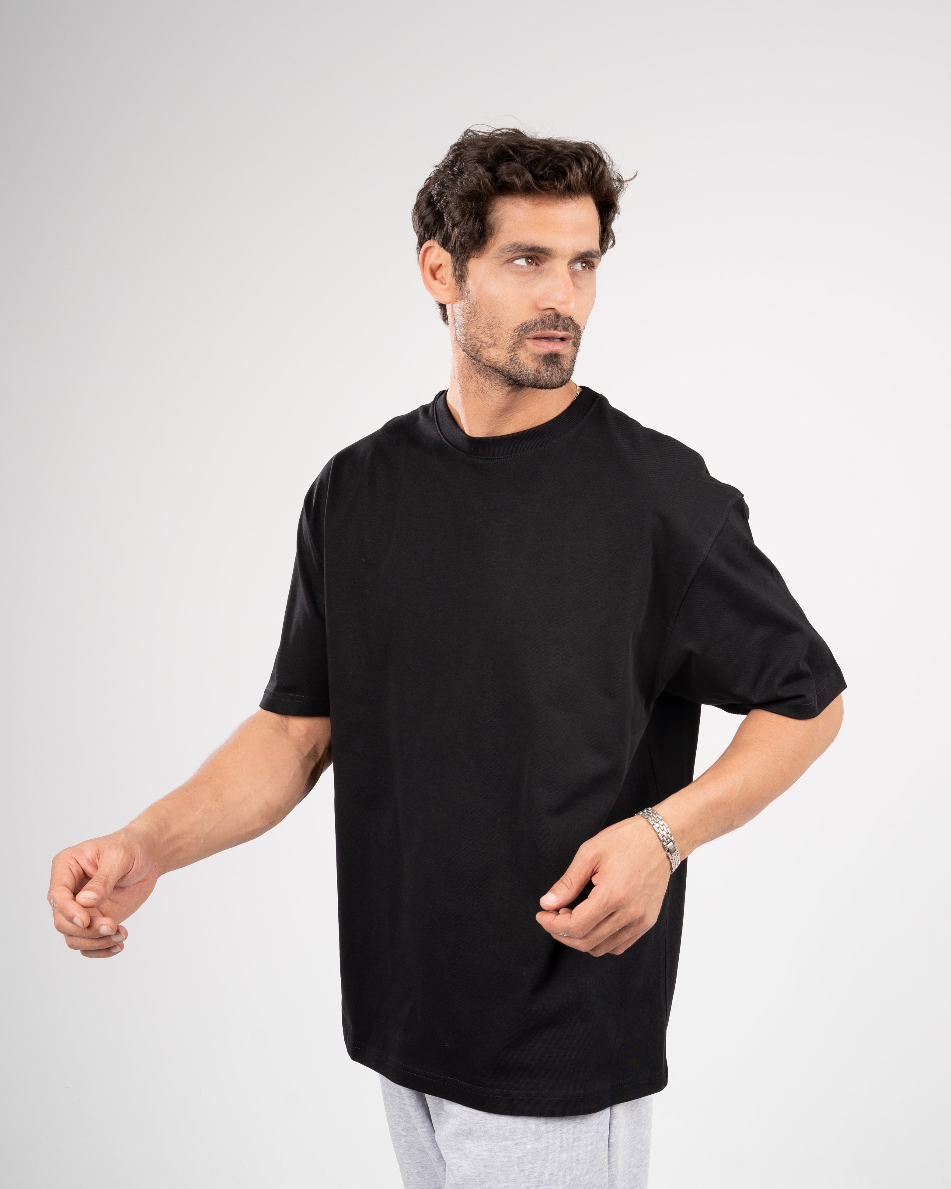 Oversized black T-shirt