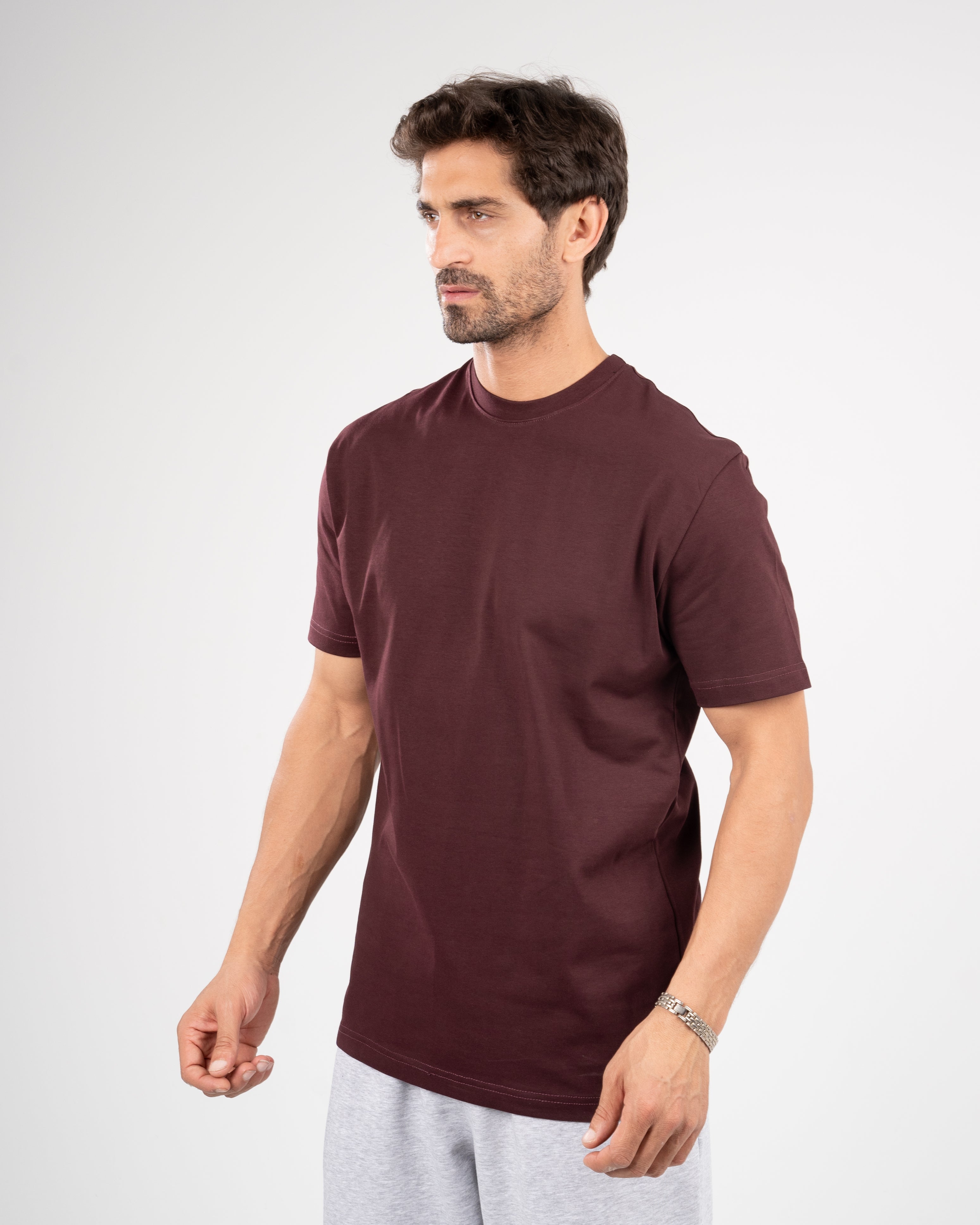 Classic Fit Burgandy T-shirt