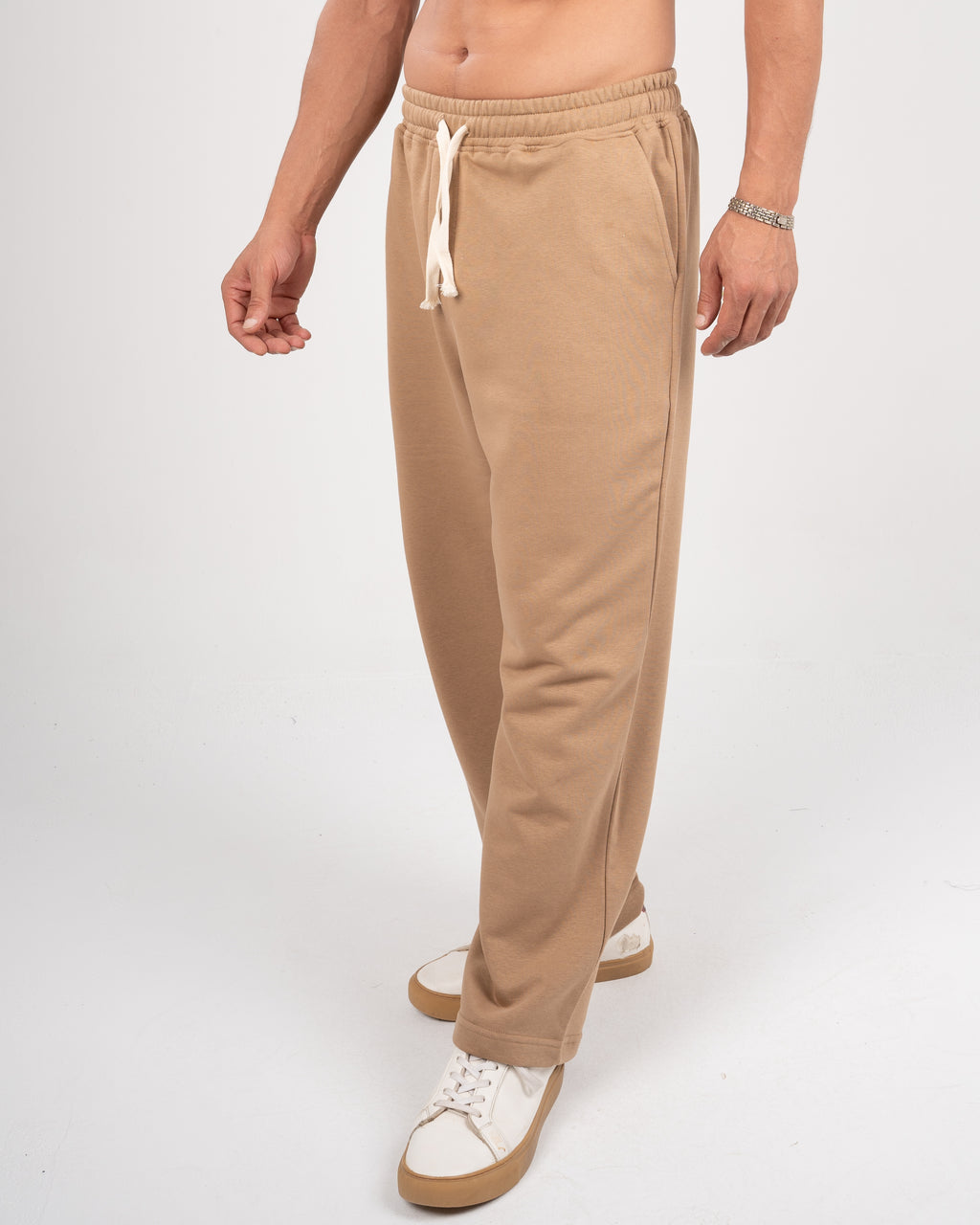 Beige sweatpants